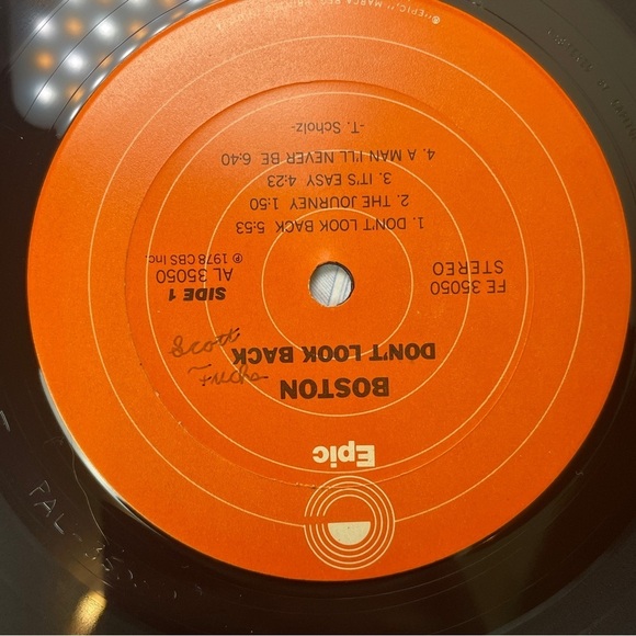 Boston Vinyl Don’t Look Back Record Excellent Condition Original Packaging - Picture 5 of 12